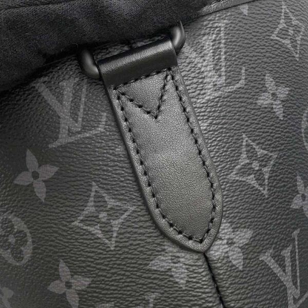 9397606 11 Louis Vuitton Saumur Monogram Eclipse Tote Bag Black