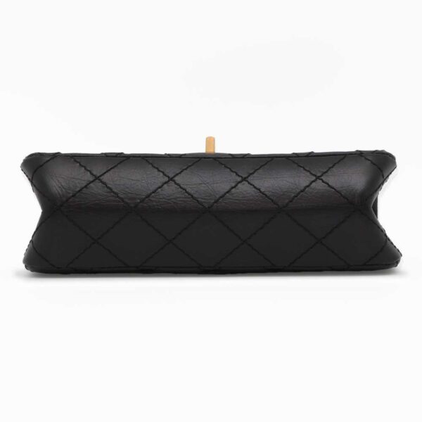 9398535 04 Chanel Matelasse 255 Mini Aged Calf Bag Black