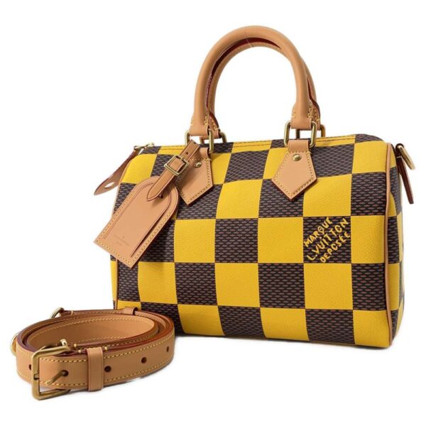 9399495 01 Louis Vuitton Speedy Bandouliere 25 Damier Pop Canvas Handbag