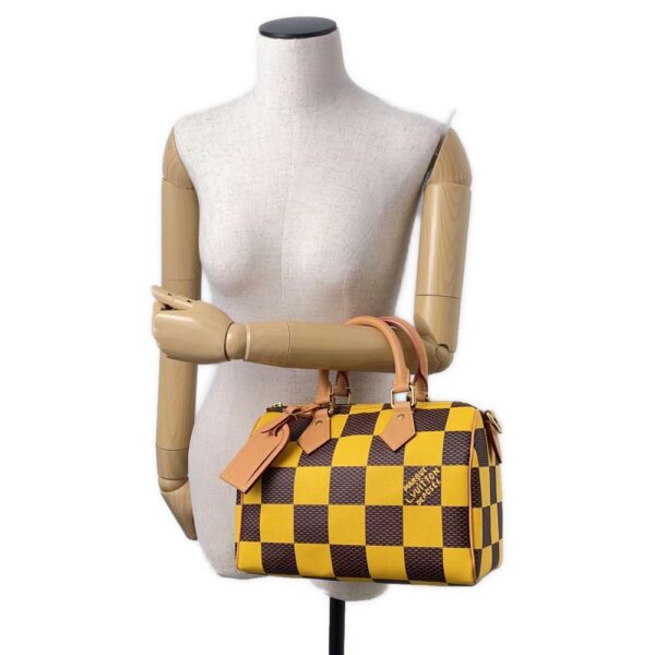 9399495 05 Louis Vuitton Speedy Bandouliere 25 Damier Pop Canvas Handbag