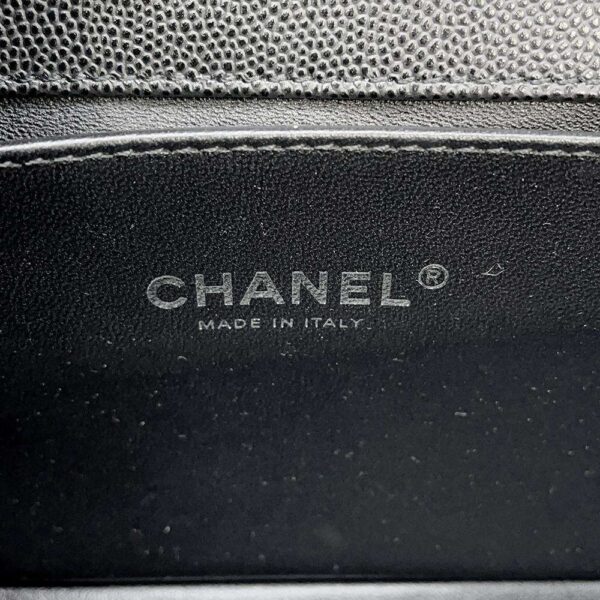 9403642 10 Chanel Boy Chanel Matelasse Caviar Coco Mark Bag Black