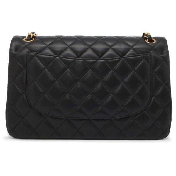 9405141 03 Chanel Matelasse 30 Coco Mark Lambskin Shoulder Bag Black