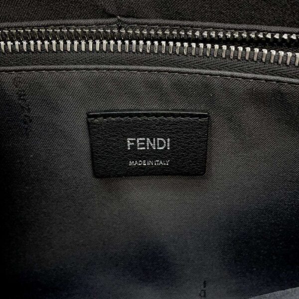 9430648 17 Fendi By the Way Large Leather 2WAY Shoulder Bag Black