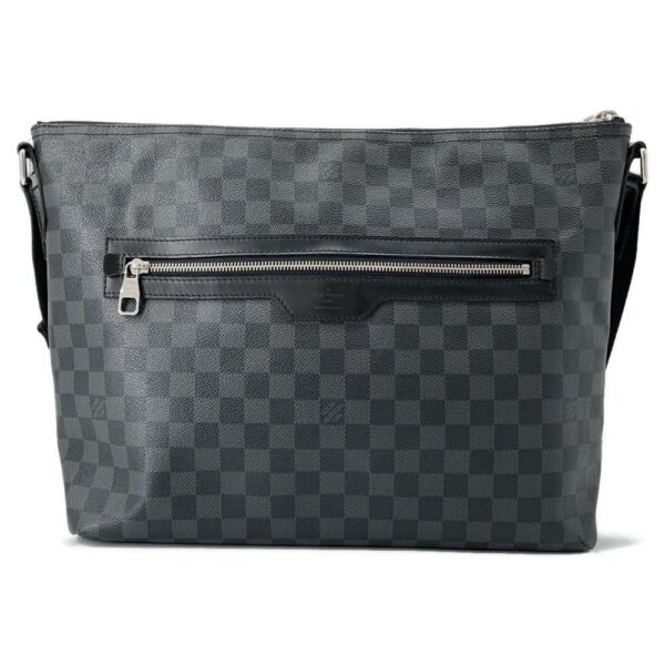 9444737 01 Louis Vuitton Mick MM Damier Graphite Shoulder Bag Black