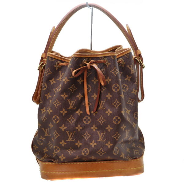 9449 2 Louis Vuitton Noe Drawstring Bag Monogram Canvas Brown