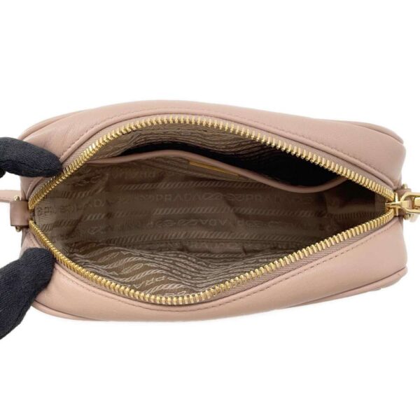 9449824 05 Prada Chain Shoulder Bag Lambskin Pink