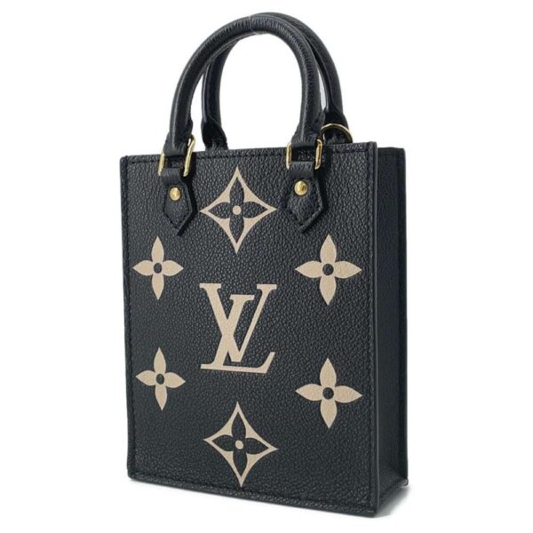 9455450 02 Louis Vuitton Petite Sac Plat Empreinte Shoulder Bag Black