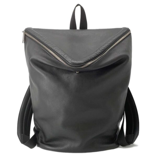 9462861 01 Bottega Veneta Leather Backpack Black