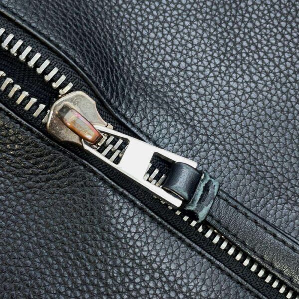 9463363 06 Loewe Puzzle Messenger Anagram Leather Shoulder Bag Black