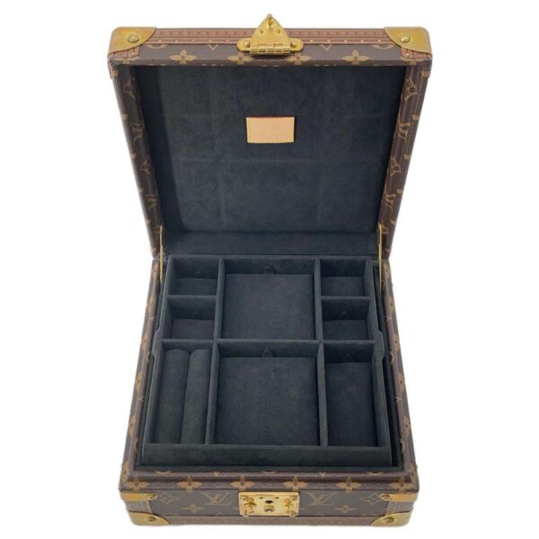 9464919 04 Louis Vuitton Coffret Jewelry Monogram Jewelry Box Black