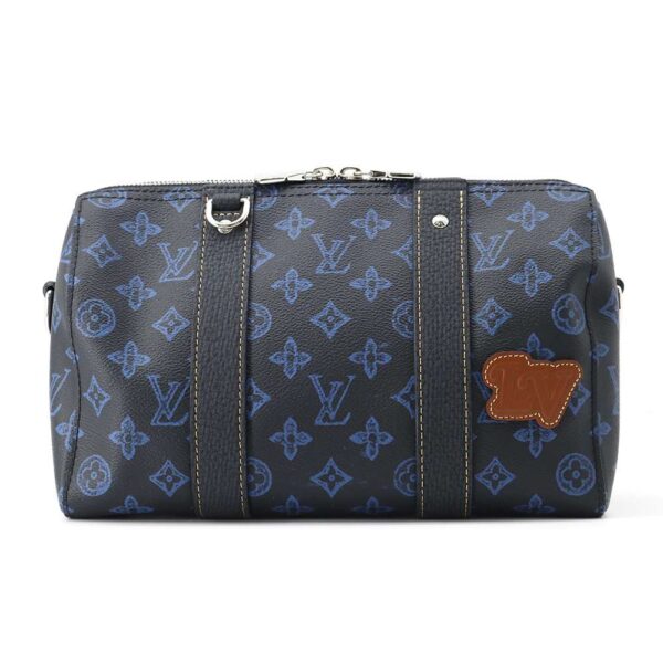 9465053 01 Louis Vuitton City Keepall Monogram Canvas Shoulder Bag Black