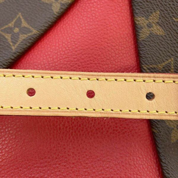 9465176 12 Louis Vuitton V Tote BB Monogram Handbag Red