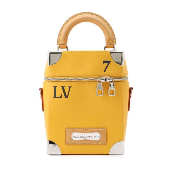 9465190 01 Louis Vuitton Vertical Box Trunk Cowhide Leather Handbag