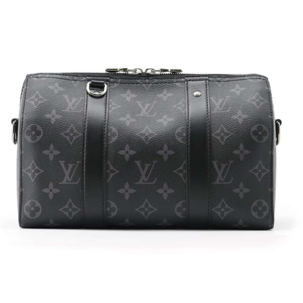 9465244 01 Louis Vuitton City Keepall Eclipse Reverse Shoulder Bag Black