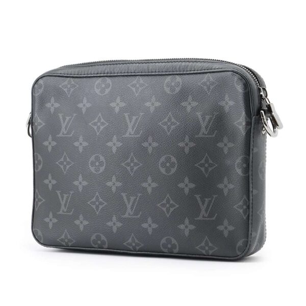 9465251 02 Louis Vuitton Trio Messenger Eclipse Reverse Shoulder Bag Black