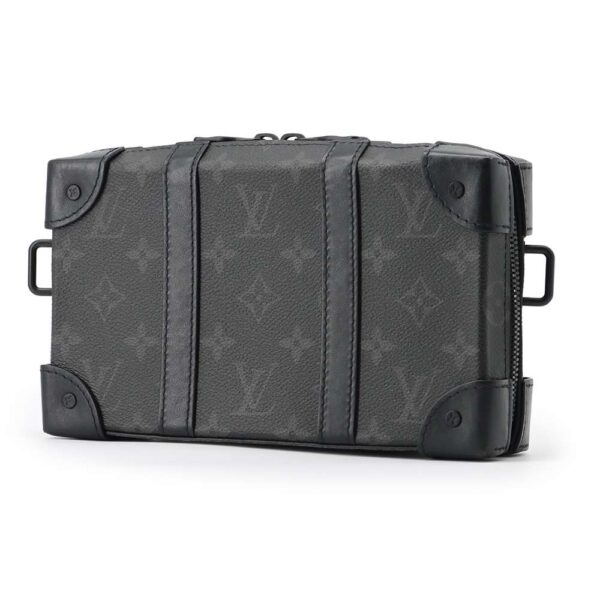 9465268 02 Louis Vuitton Soft Trunk Wallet Monogram Eclipse Shoulder Bag Black