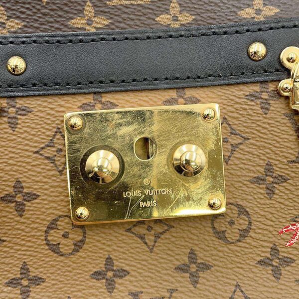 9468443 12 Louis Vuitton Trunk Clutch Monogram Reverse Shoulder Bag