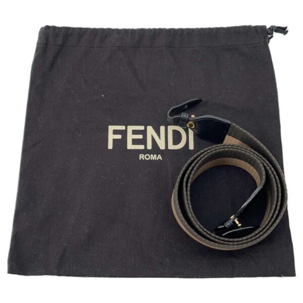 9471689 17 Fendi Cam FF Leather Camera Bag Black