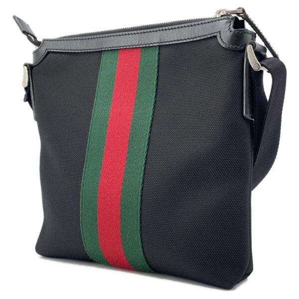 9471696 02 Gucci Sherry Line Canvas Shoulder Bag Web Black