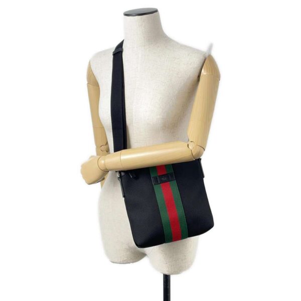 9471696 04 Gucci Sherry Line Canvas Shoulder Bag Web Black