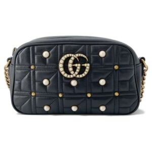 9471894 01 Chanel Matelasse Chain Shoulder Bag Black