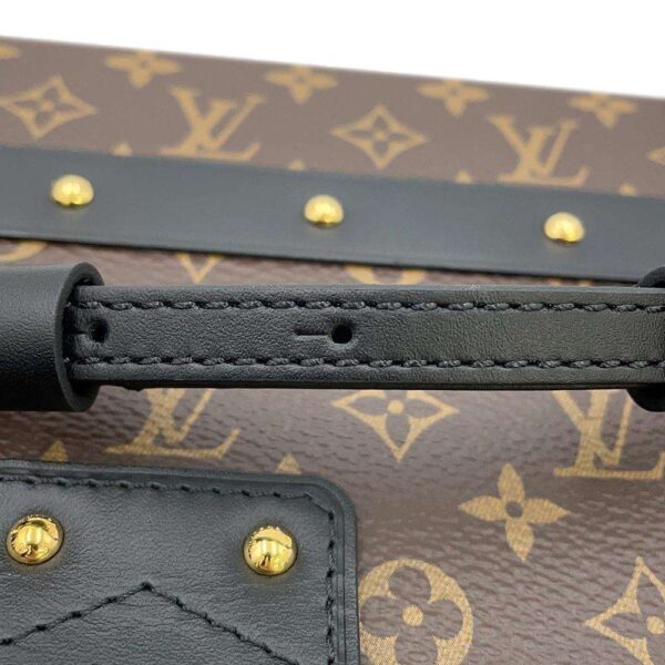 9478039 09 Louis Vuitton Petite Malle Monogram Shoulder Bag Black