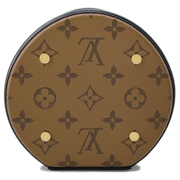 9481183 03 Louis Vuitton Cannes Monogram Reverse Vanity Bag Black