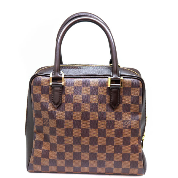 949 2 Louis Vuitton Brera Handbag Damier Canvas Ebene Brown