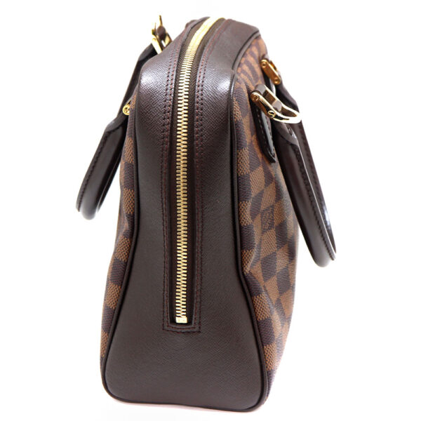 949 3 Louis Vuitton Brera Handbag Damier Canvas Ebene Brown