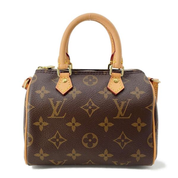 9493841 01 Louis Vuitton Nano Speedy Monogram Shoulder Bag