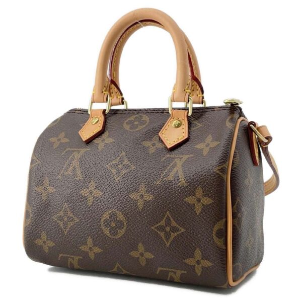 9493841 02 Louis Vuitton Nano Speedy Monogram Shoulder Bag