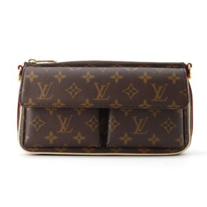 9495678 01 Louis Vuitton Saint Cloud Canvas Monogram Shoulder Bag Brown