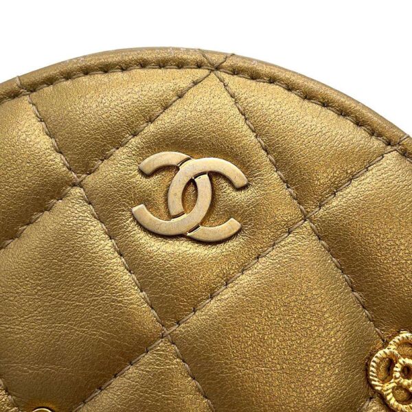 9503038 12 Chanel Cocomark Matelasse Round Lambskin Bag