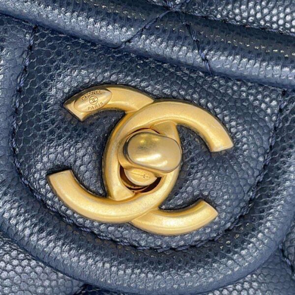 9503526 09 Chanel Mini Matelasse Coco Mark Caviar Shoulder Bag