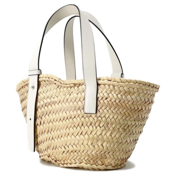 9506978 02 Loewe Basket Bag Small White