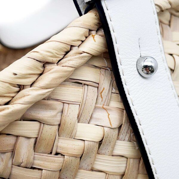 9506978 06 Loewe Basket Bag Small White