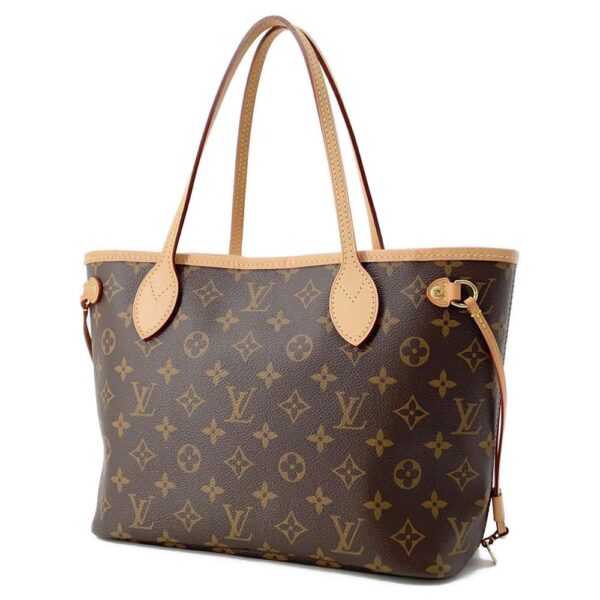 9515932 02 Louis Vuitton Neverfull PM Monogram Tote Bag with Pouch