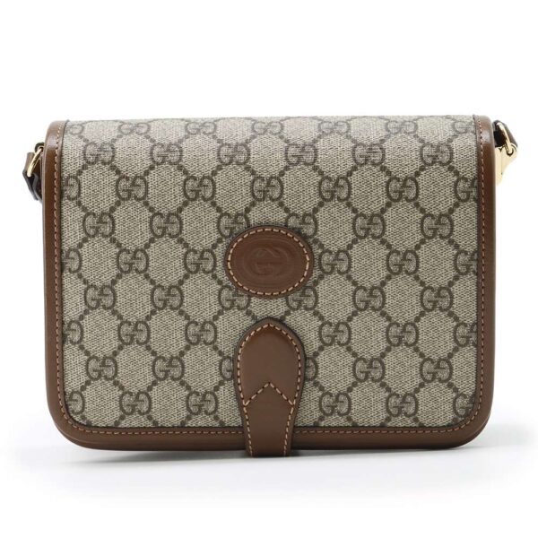 9531840 01 Gucci Interlocking G GG Supreme Mini Crossbody Shoulder Bag