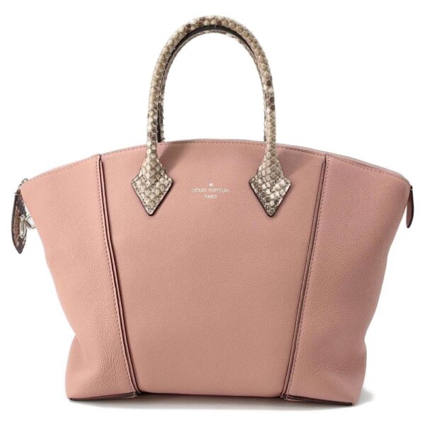 9534483 01 Louis Vuitton Lockit PM Python Handbag Pink Parnacea Line