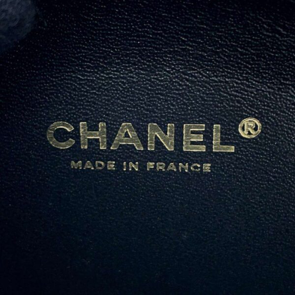 9535923 12 Chanel La Pausa V Stitch Leather Bag Black