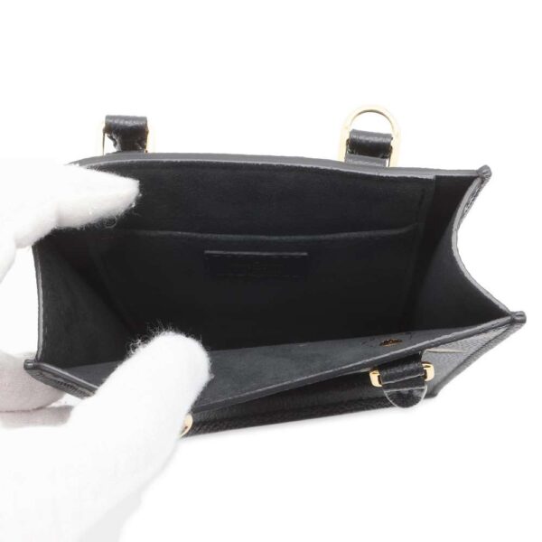 9537385 06 Louis Vuitton Petite Sac Plat Empreinte Shoulder Bag Black