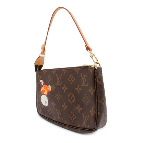 9537453 02 Louis Vuitton Panda Pochette Accessoire Monogram Handbag Takashi Murakami