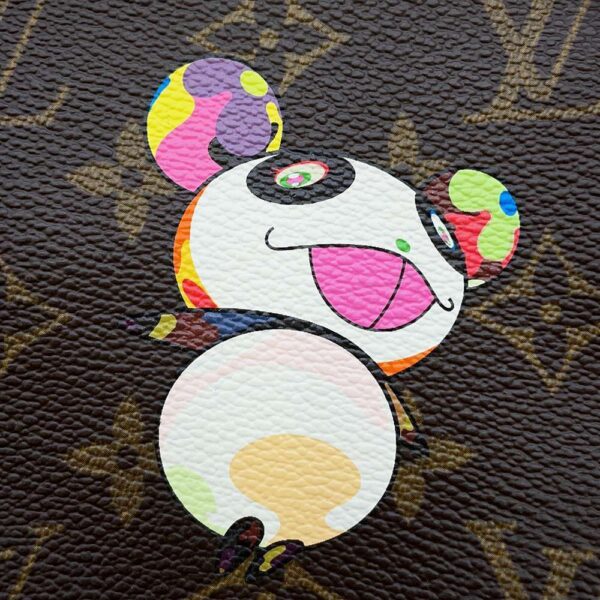 9537453 06 Louis Vuitton Panda Pochette Accessoire Monogram Handbag Takashi Murakami