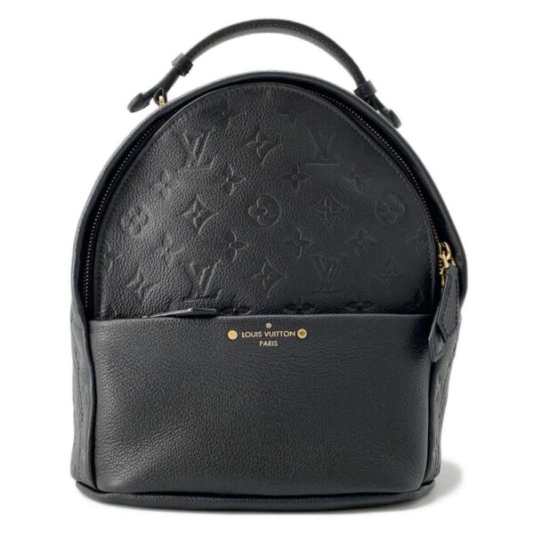 9556140 01 Louis Vuitton Sorbonne Monogram Empreinte Backpack Black