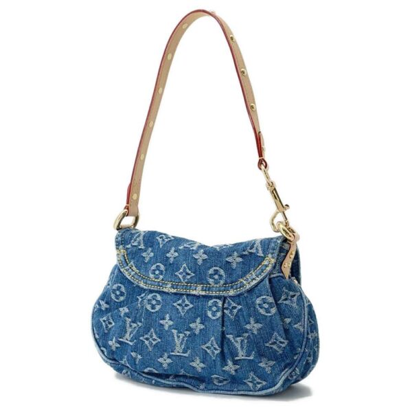 9566729 02 Louis Vuitton LV Remix Sunset Monogram Denim Shoulder Bag