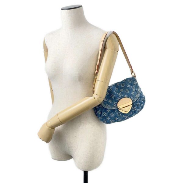 9566729 04 Louis Vuitton LV Remix Sunset Monogram Denim Shoulder Bag