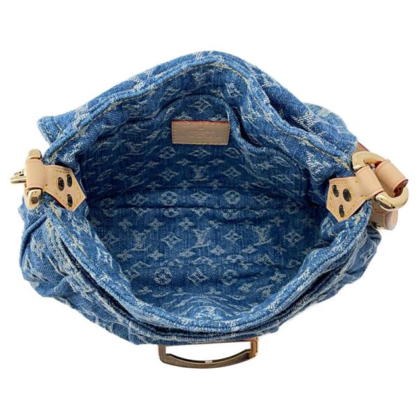 9566729 06 Louis Vuitton LV Remix Sunset Monogram Denim Shoulder Bag