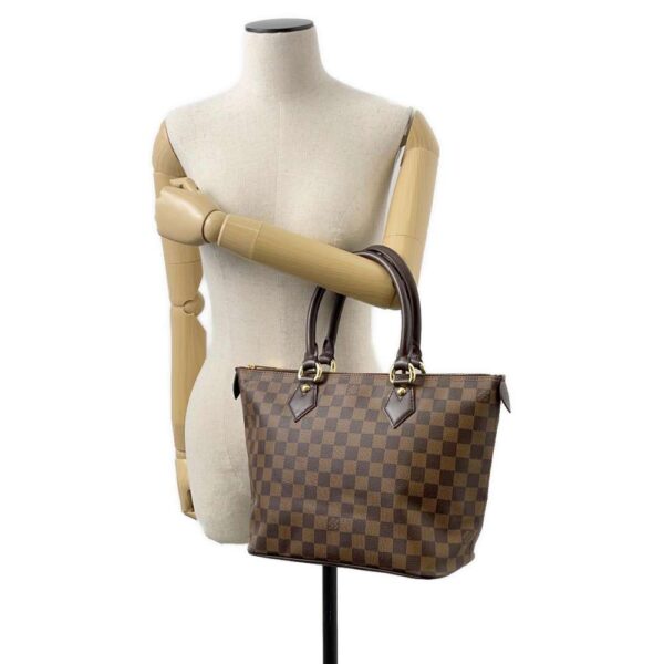 9567405 04 Louis Vuitton Saleya PM Damier Ebene Handbag