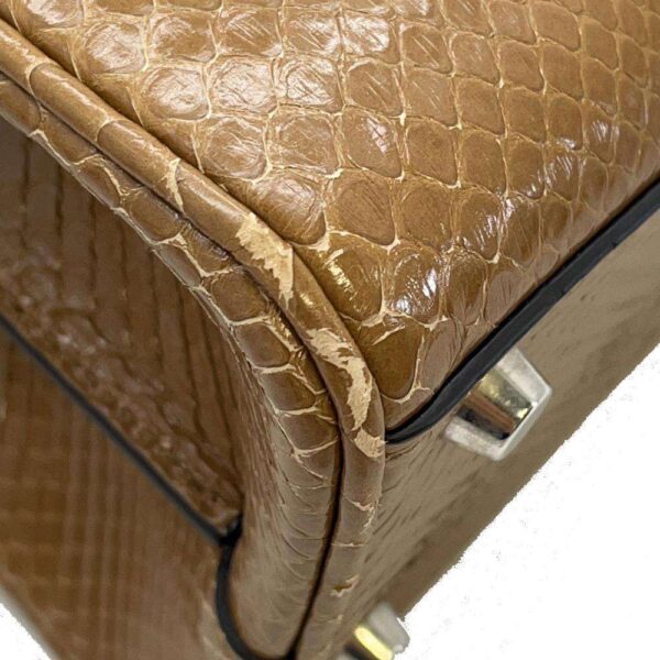 9567467 12 Gucci Zumi Python Top Handle Bag