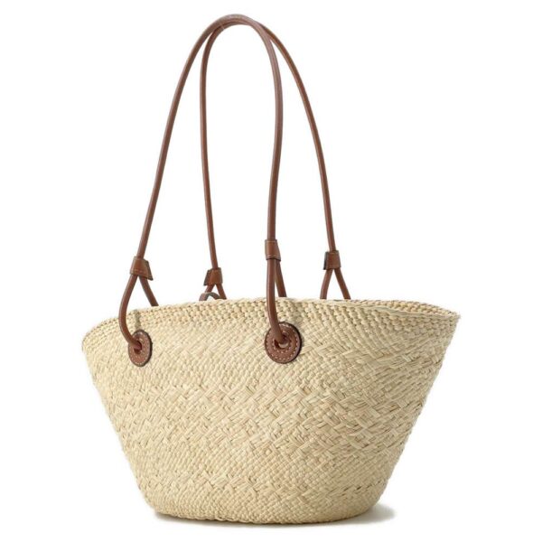 9571389 02 Loewe Anagram Basket Bag Small Ilaca Palm Calf Leather